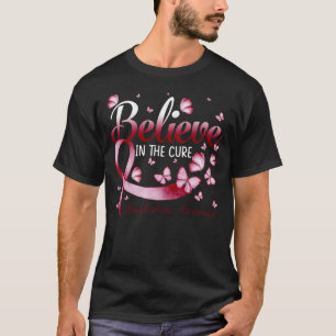 Believe In The Cure Amyloidosis Awareness Butterfl T-Shirt