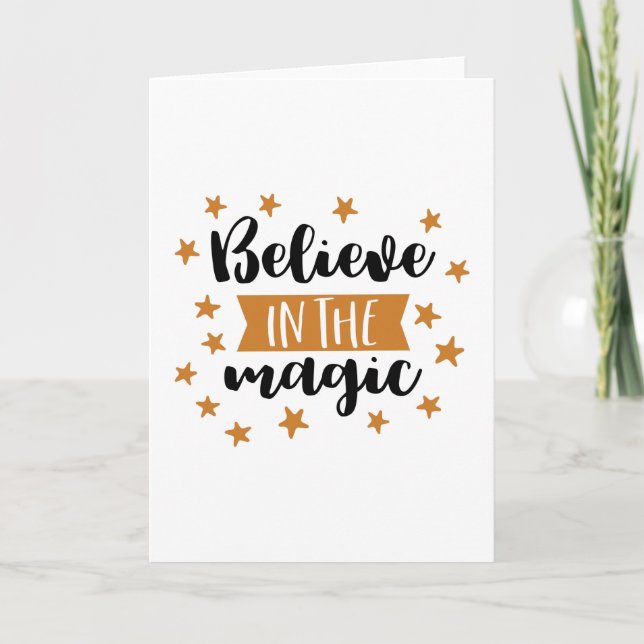 Believe in the Magic Card (Front)