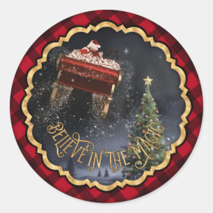 Believe in the Magic Classic Round Sticker