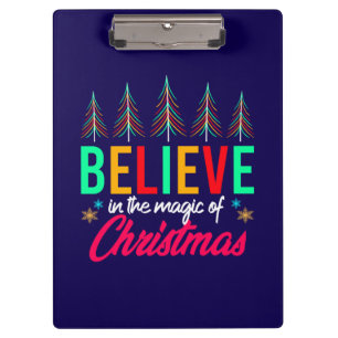 Believe in The Magic Of Christmas-82303 Clipboard