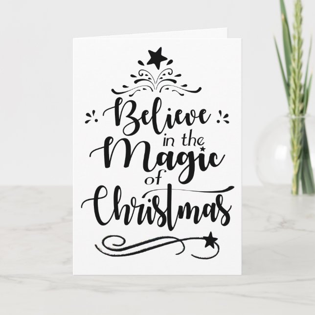 Believe in the Magic of Christmas Card (Front)