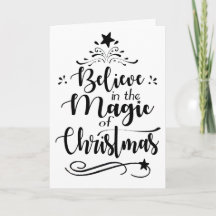 Believe in the Magic of Christmas Card