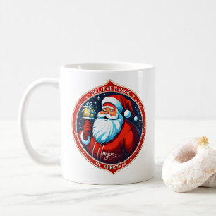Believe in the Magic of Christmas Festive Holiday Coffee Mug