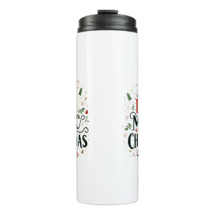 Believe in the magic of Christmas festive quote Thermal Tumbler