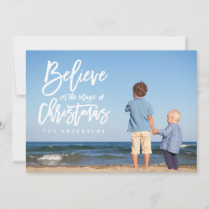 Believe in The Magic of Christmas Holiday Photo