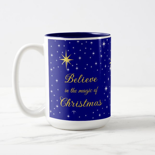 Believe in the Magic of Christmas Mug (Left)