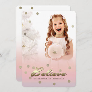 Believe in the Magic of Christmas. Photo Cards