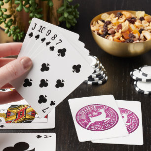 BELIEVE IN THE MAGIC OF ... christmas Playing Cards