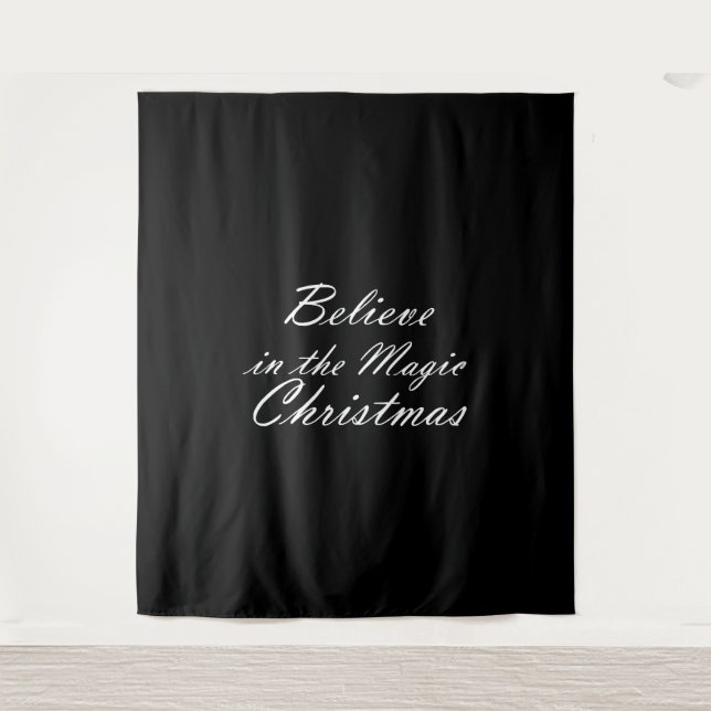 Believe in the Magic of Christmas Tapestry (Front)