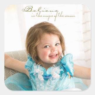 Believe in the magic square sticker