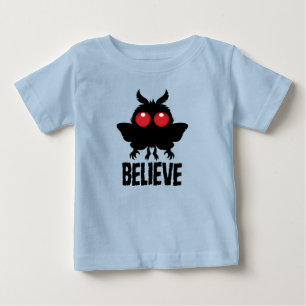 Believe In The Mysterious Mothman Baby T-Shirt