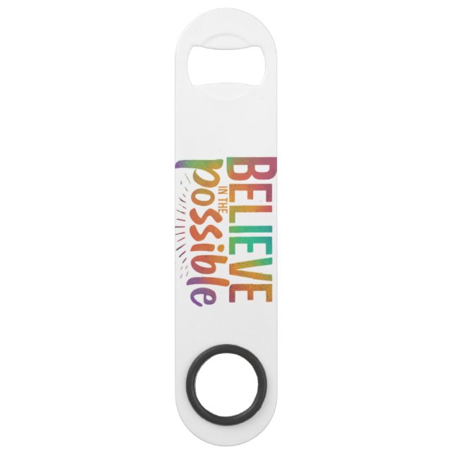 Believe in the Possible - Speed Bottle Opener Keyc (Front)
