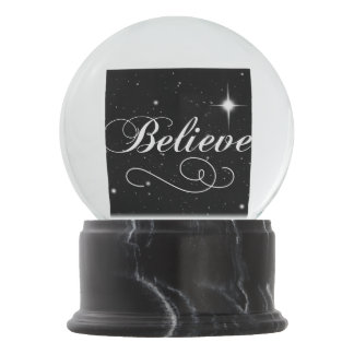 Believe in the Season Snow Globe