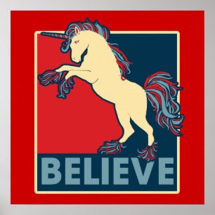 Believe in the Unicorn Poster