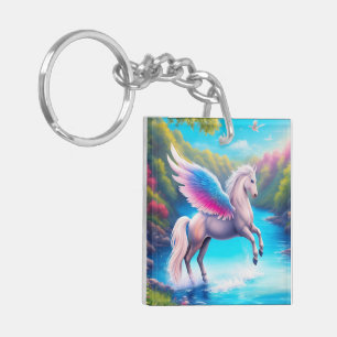 Believe In The Wonderful (Pegasus) Key Ring