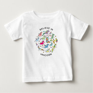 Believe in unicorn baby T-Shirt