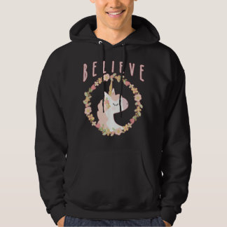 BELIEVE in Unicorns Cute Unicorn 2062 Hoodie