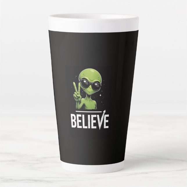 Believe in US Latte Mug (Front)