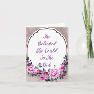 Believe in Women Card