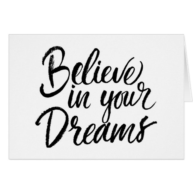 Believe In Your Dreams (Front Horizontal)
