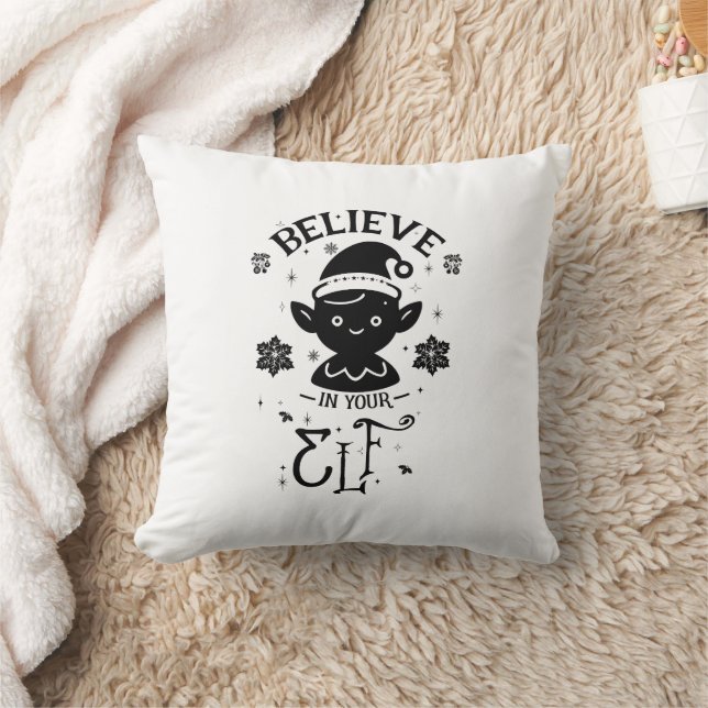 Believe in Your Elf Cushion (Blanket)