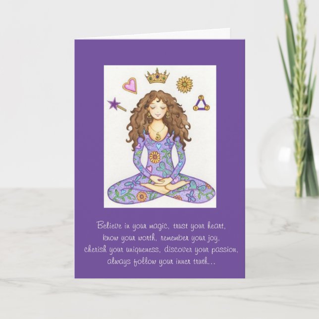 "Believe In Your Magic" card (Front)