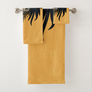 Believe in Yourself, a lettering Bath Towel Set