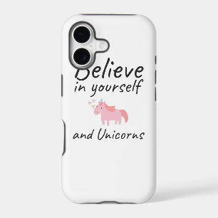 Believe In Yourself And Unicorns Positive Quote