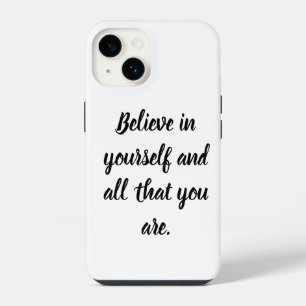 "Believe in Yourself Customisable Phone Case - Ins
