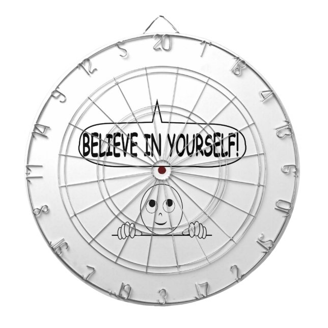 Believe In Yourself Dartboard (Front)