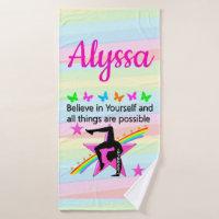 BELIEVE IN YOURSELF GYMNASTICS DESIGN
