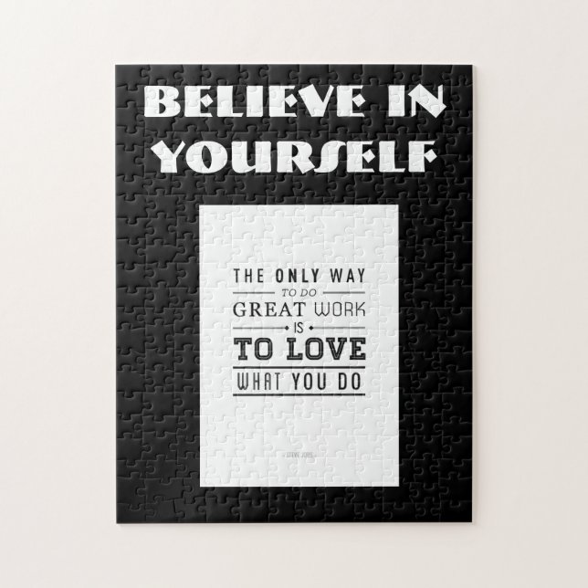 Believe In Yourself Jigsaw Puzzle (Vertical)