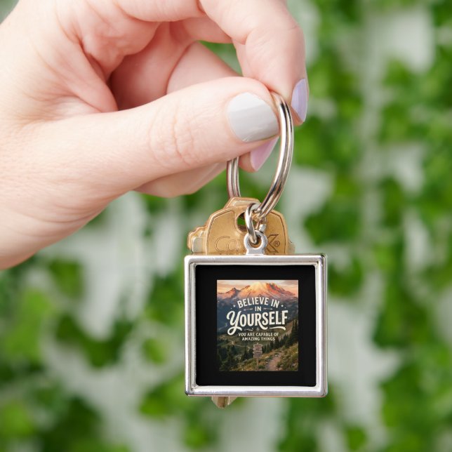 Believe in Yourself Key Ring (Hand)