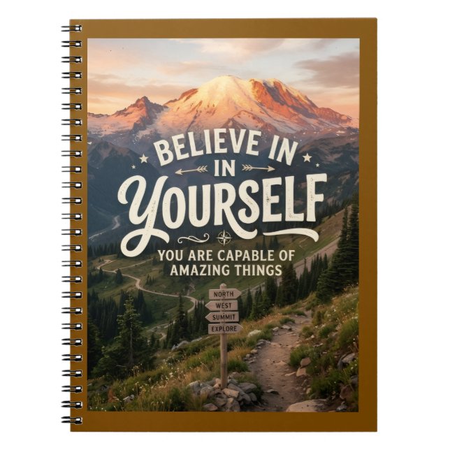 Believe in Yourself Notebook (Front)