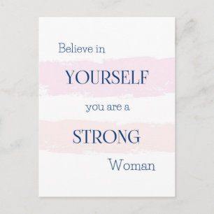 Believe in Yourself Postcard/Encouragement for Her Postcard