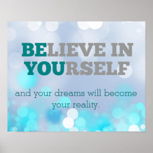 Believe in Yourself Poster