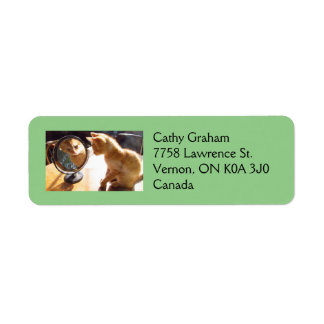 Believe in yourself return address label
