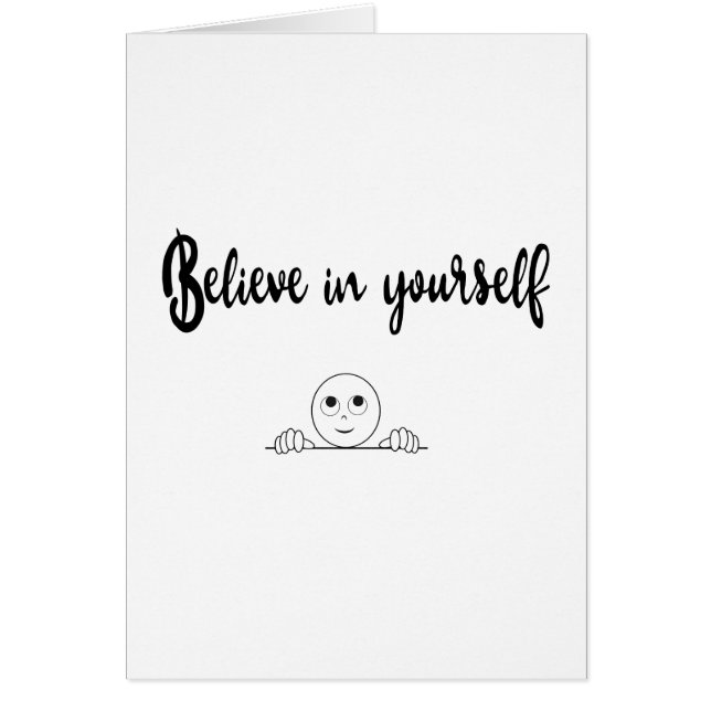 Believe In Yourself Text And Image (Front)
