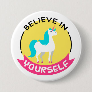 'Believe in Yourself' Unicorn Badge