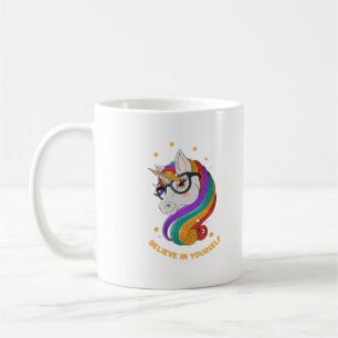 Believe In Yourself Unicorn Coffee Mug