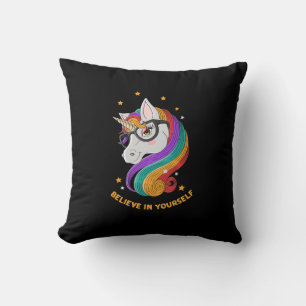 Believe In Yourself Unicorn Cushion