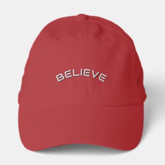 ‘Believe’ inspirational Quote Trucker Hat