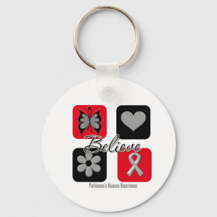 Believe Inspirations Parkinson's Disease Awareness Key Ring