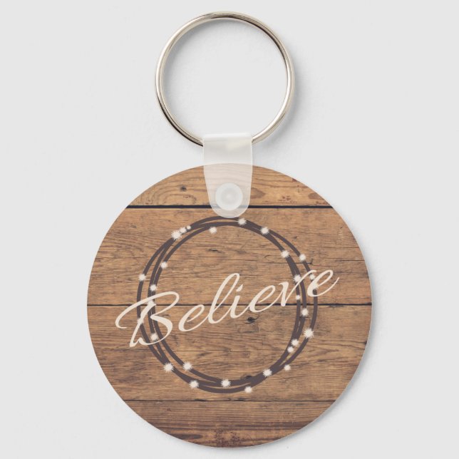 Believe Key Ring (Front)