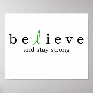 Believe Kidney Cancer Poster