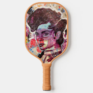 Believe Monogram Initial  Pickleball Paddle