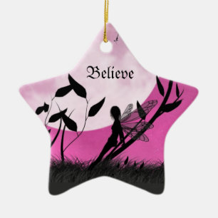 Believe Moonlight Fairy Ornament