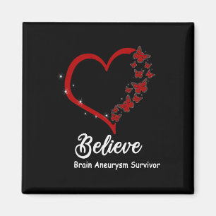 Believe Multiple Brain Aneurysm Awareness Magnet