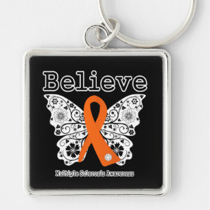 Believe Multiple Sclerosis Key Ring