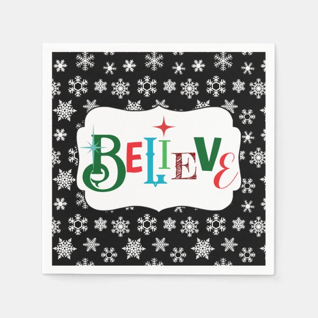 Believe Napkin (Front)